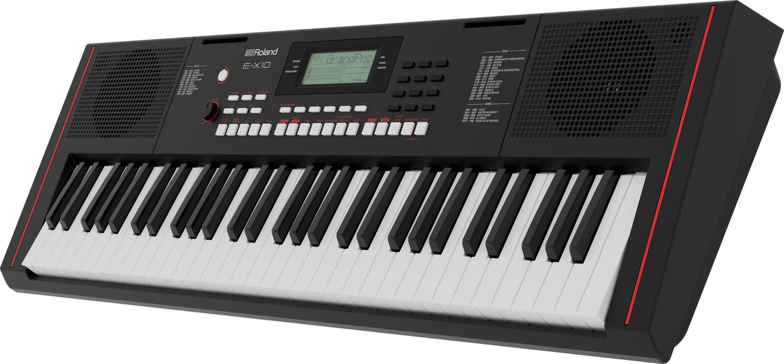 ROLAND E-X10 Portable Keyboard - Versatile Starter Keyboard with Acoustic Pianos, Auto-Accompaniment, and Mic Input for Beginners — view 3