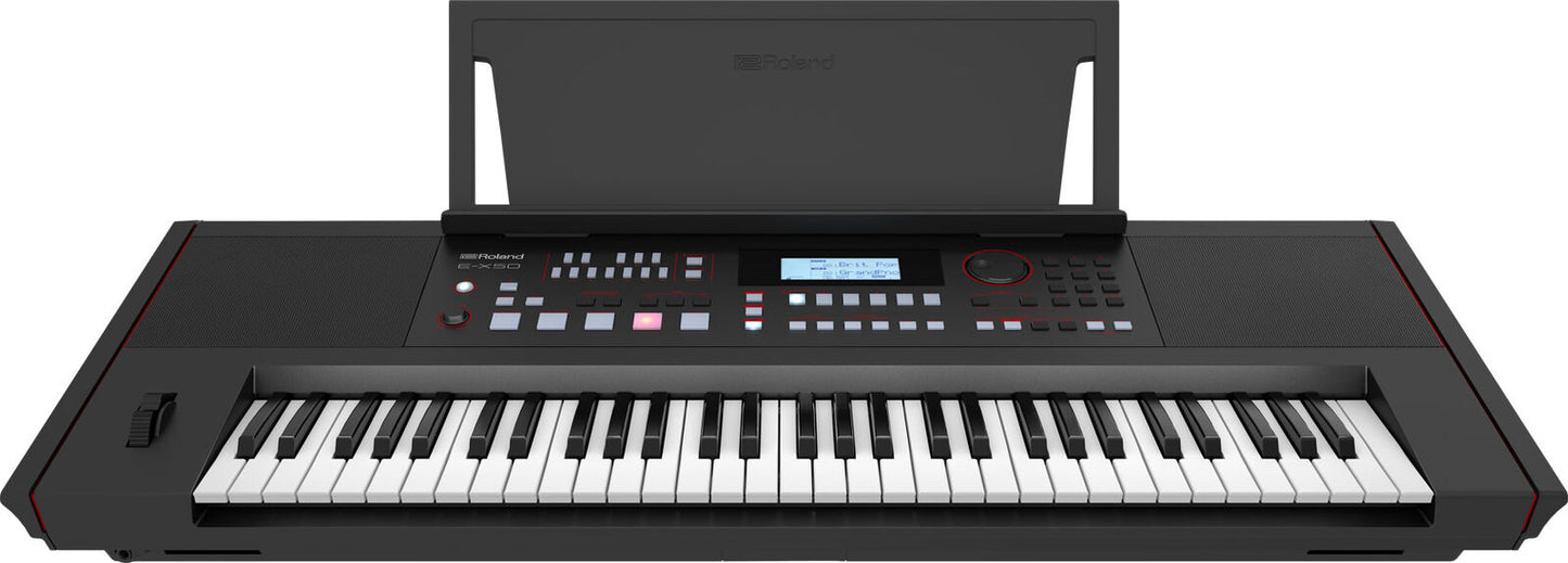 ROLAND E-X50 Arranger Keyboard - Professional Sounds, Integrated Speakers, Stylish Design, Rich Acoustic Pianos, Full-Band Sound — view 5