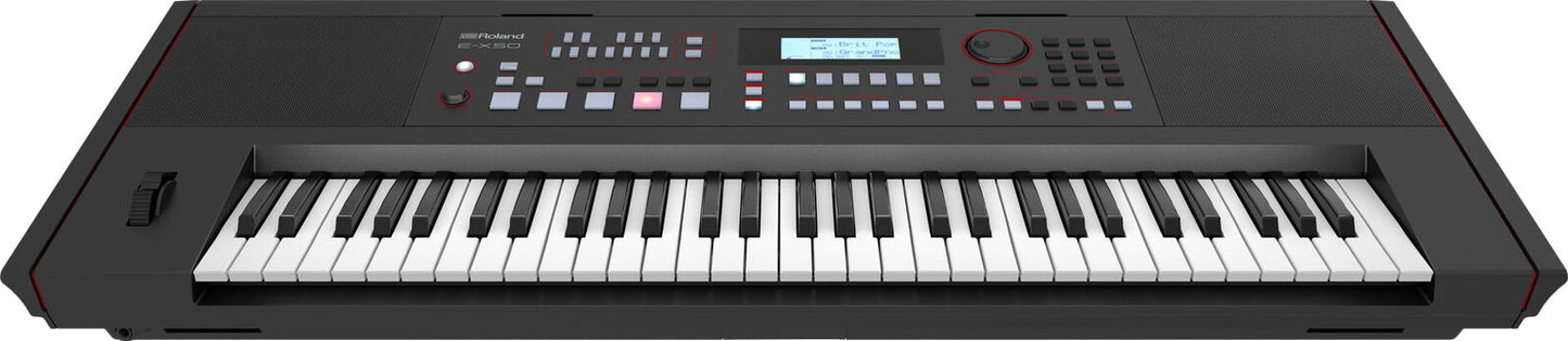 ROLAND E-X50 Arranger Keyboard - Professional Sounds, Integrated Speakers, Stylish Design, Rich Acoustic Pianos, Full-Band Sound — view 4