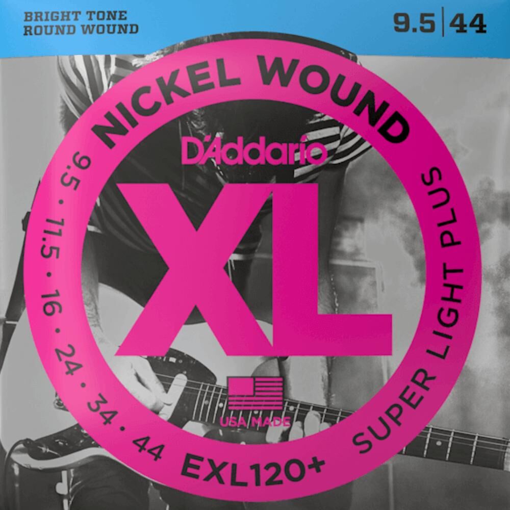 D'Addario Electric Guitar String Set XL Nickel Wound 09.5/44 S/LGT Plus — view 3