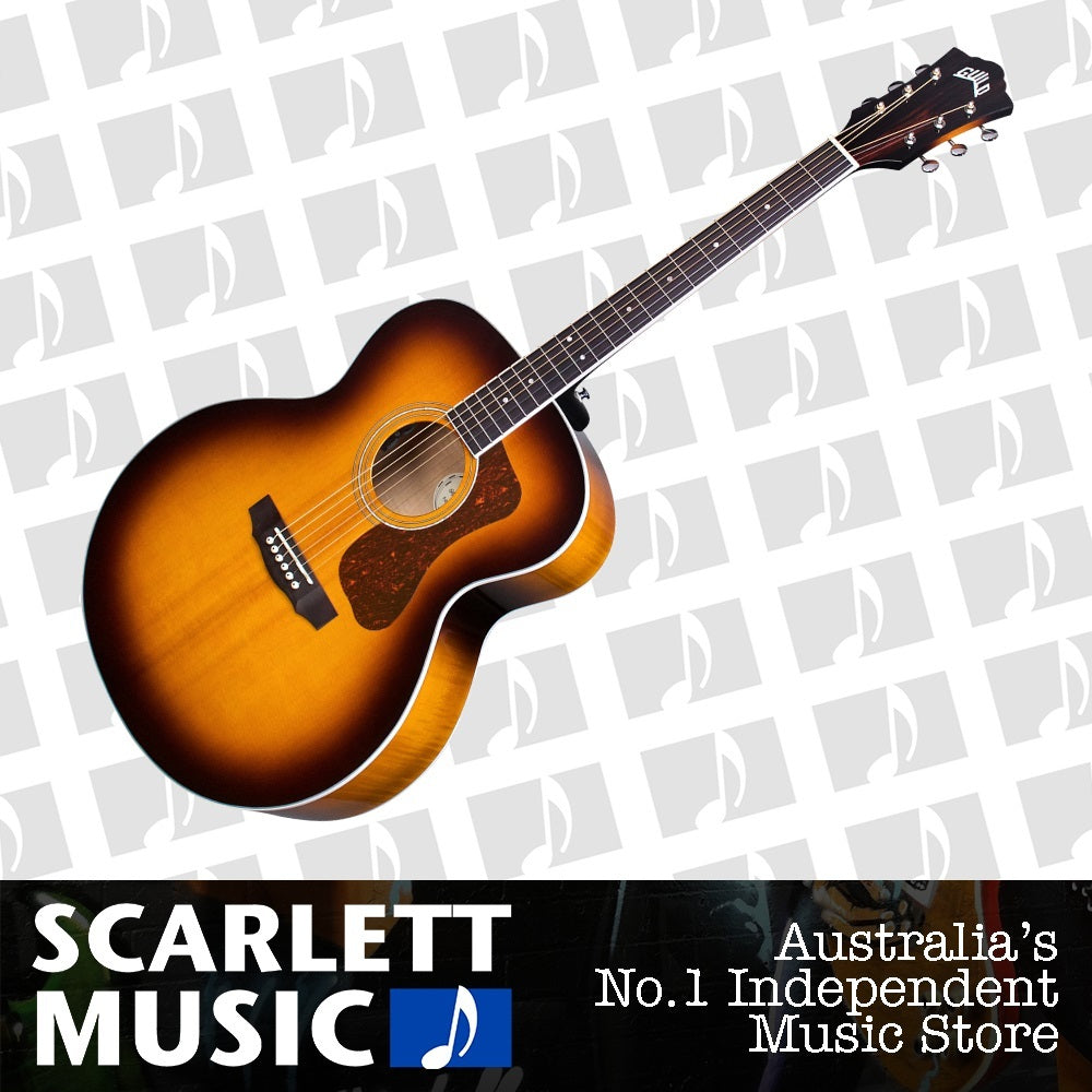 Guild F-250E Deluxe Jumbo Acoustic Antique Burst — view 2