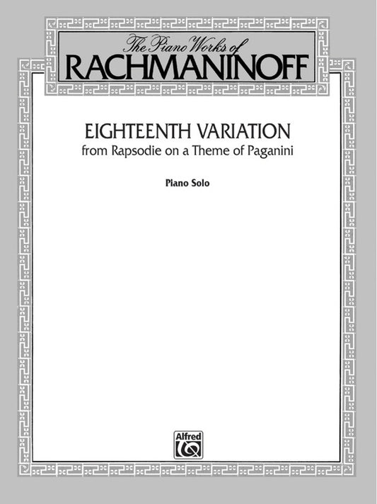 Rachmaninoff 18th Variation Piano