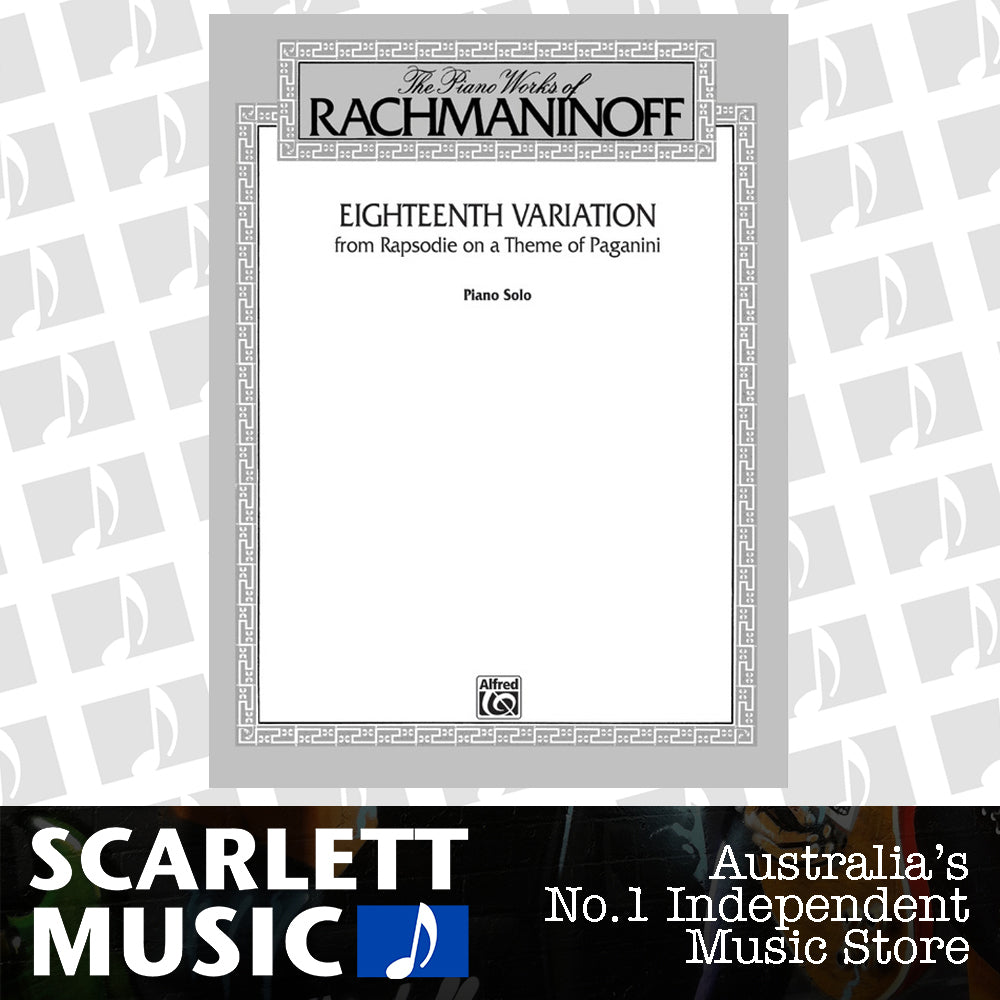 Rachmaninoff 18th Variation Piano — view 2