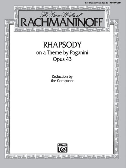 Rhapsody On A Theme Of Paganini 2P4H
