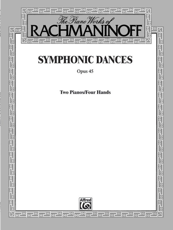 Symphonic Dances Op 45 Piano Sheet Music