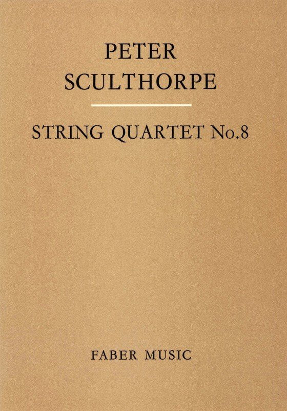 Peter Sculthorpe: String Quartet No. 8 — Score (Faber Music)
