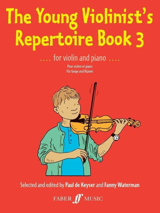 Young Violinists Repertoire Book 3 — Violin/Piano, arr. Waterman & De Keyser (Faber Music)