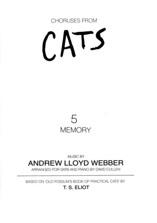 Andrew Lloyd Webber: Memory — SATB Choral Score (Faber Music)