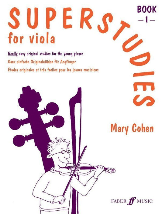 Superstudies, Book 1 — Solo Viola — Mary Cohen (Faber Music)