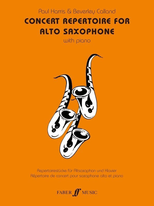 Harris: Concert Repertoire — Alto Saxophone & Piano (Faber Music)