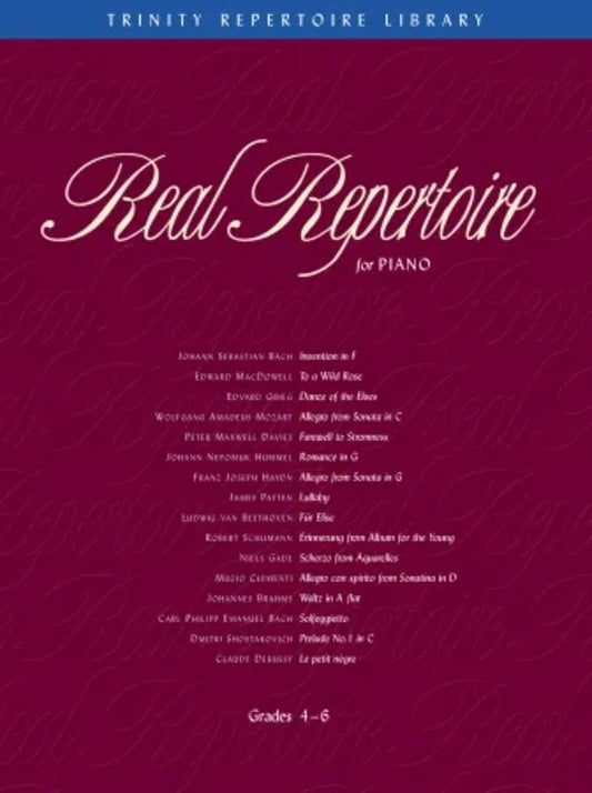 Real Repertoire for Piano Grades 4-6 by Christine Brown, Trinity College London, 48 Pages, Real Repertoire Library