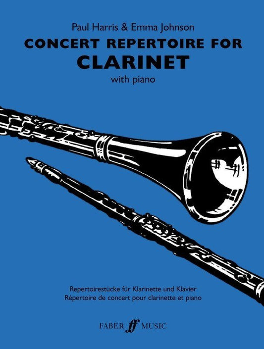 Johnson & Harris: Concert Repertoire — Clarinet & Piano (Faber Music)