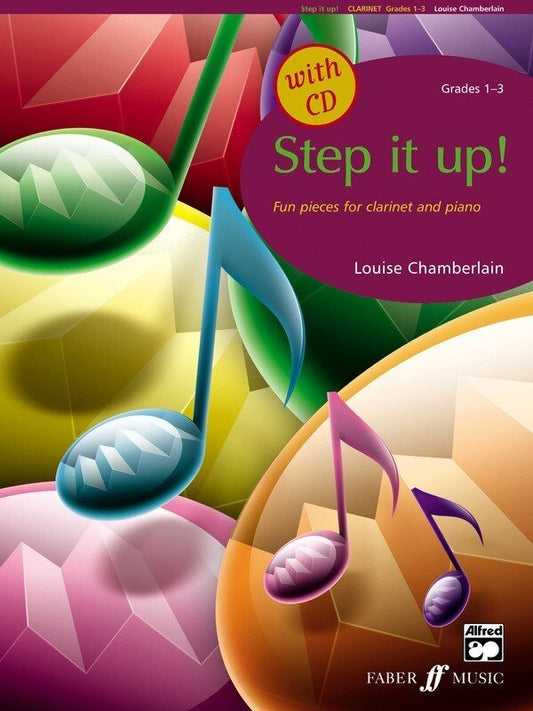 Chamberlain: Step It Up! — Clarinet and Piano with CD (Faber Music)