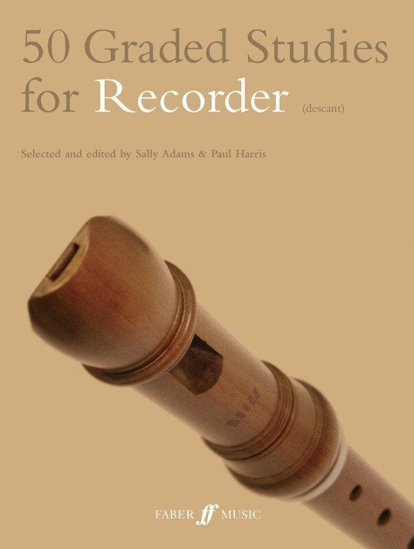 Harris & Adams: 50 Graded Studies for Recorder (Faber Music)