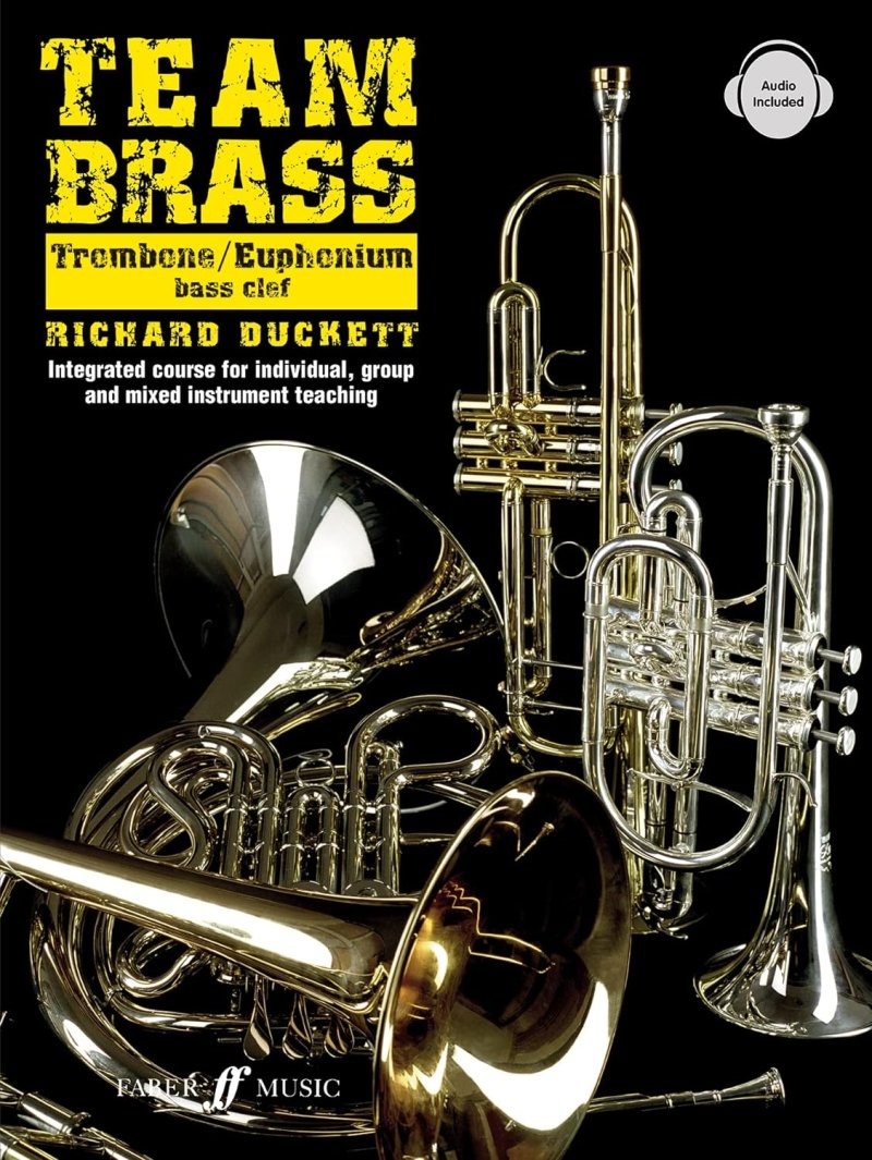 Team Brass — Trombone/Euphonium, Book/Online Audio (Faber Music)