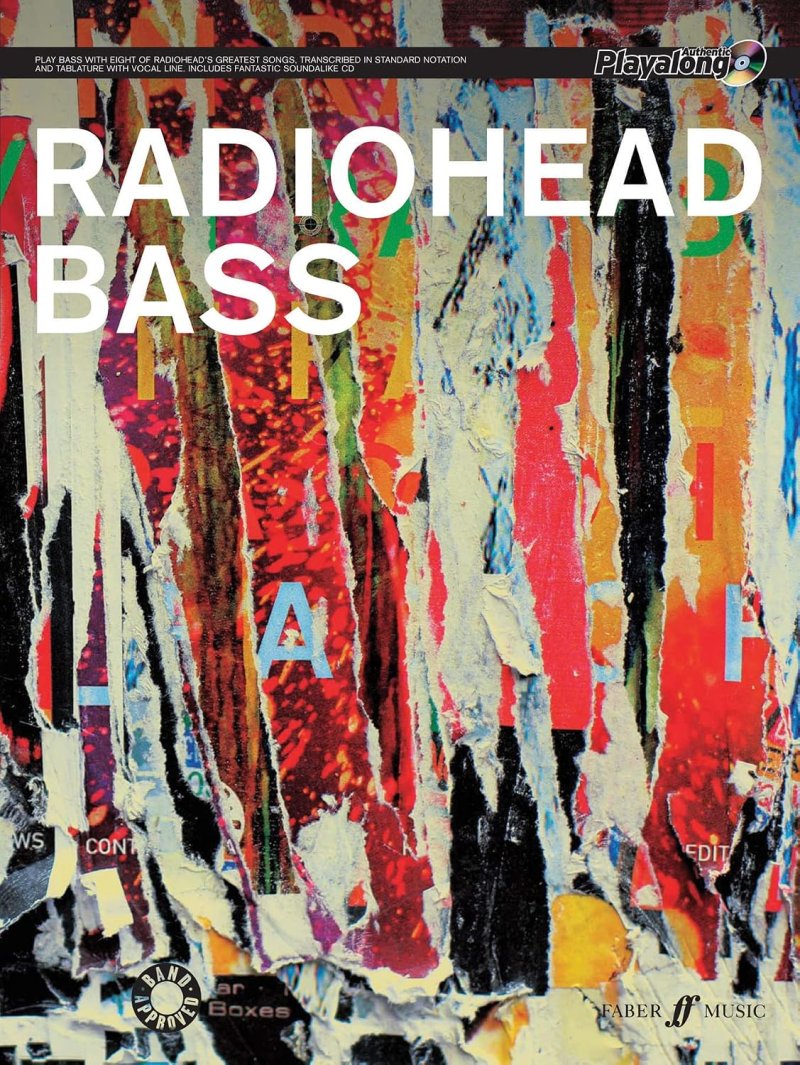 Radiohead - Authentic Bass Playalong Tab Bk/Cd (Faber Music)