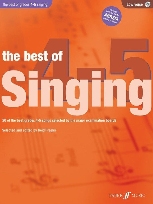 Best of Singing Grade 4–5 — Low Voice with CD (Faber Music)