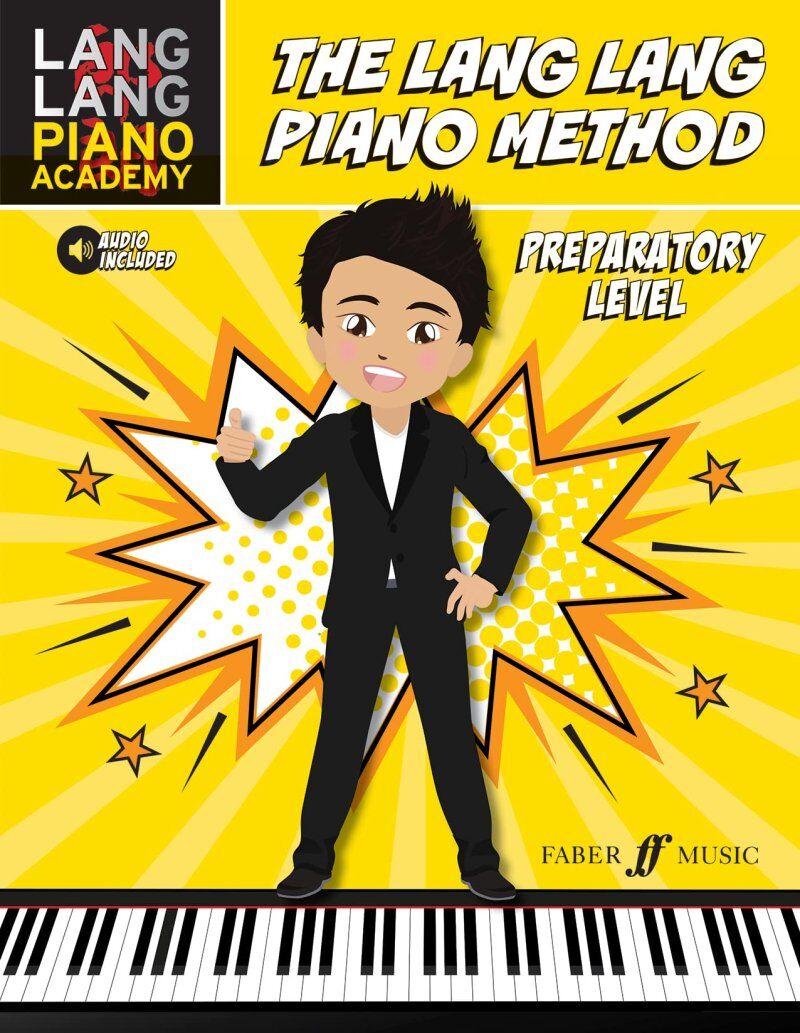 Lang Lang Piano Method Preparatory Level Book by Faber Music, 32 Pages, Intro to Music & Piano for Young Students