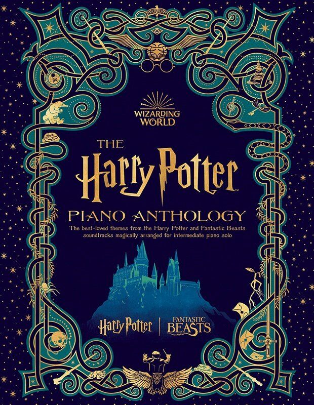 Harry Potter Piano Anthology - Collector's Edition with 56 Arrangements for Intermediate Piano, Exclusive Cover by MinaLima, 208 Pages