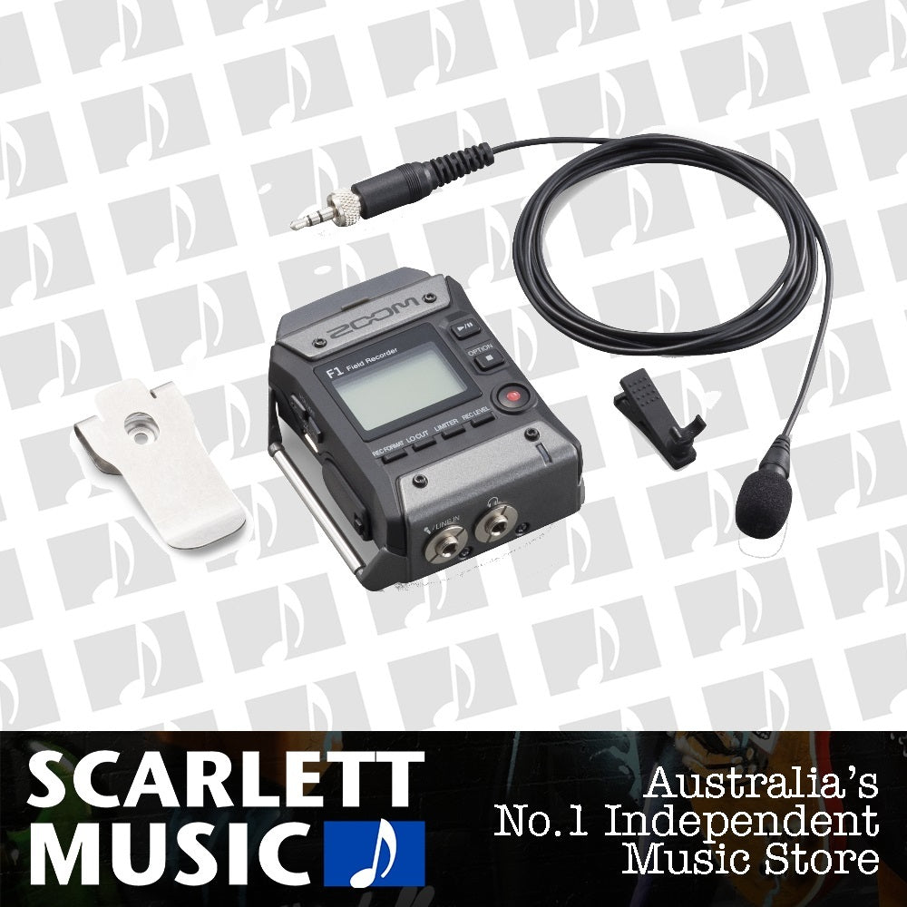 Zoom F1-LP 2 Track Portable Portable Field Recorder w' Lavalier — view 2