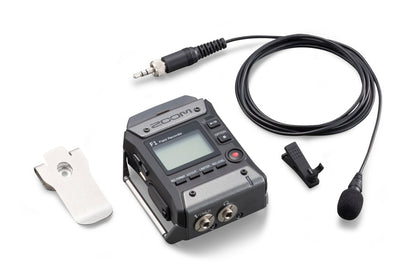 Zoom F1-LP 2 Track Portable Portable Field Recorder w' Lavalier