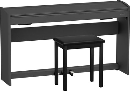 ROLAND F107 Compact Digital Piano - Stylish Black Design, Best-in-Class Tone & Touch, Streamlined for Modern Living Spaces — view 5
