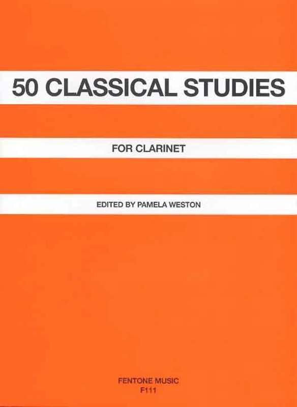 50 Classical Studies for Clarinet, ed. Weston (Fentone Music)