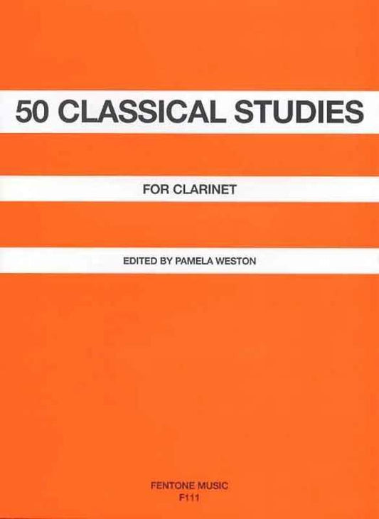 50 Classical Studies for Clarinet, ed. Weston (Fentone Music)