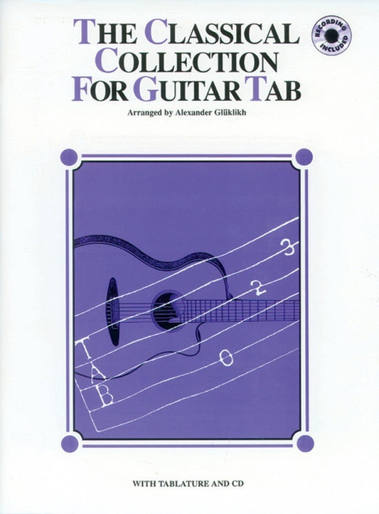The Classical Collection For Guitar Tab Book/CD