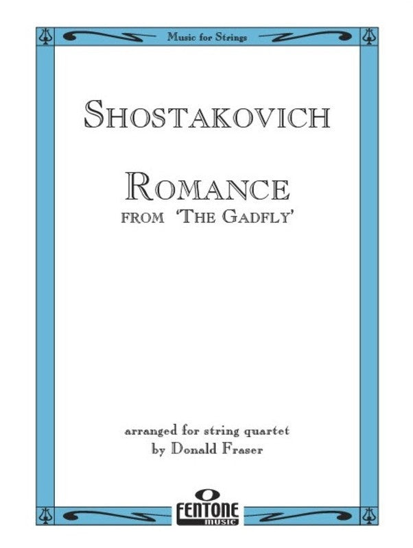 Romance From The Gadfly For String Quartet Score/Parts
