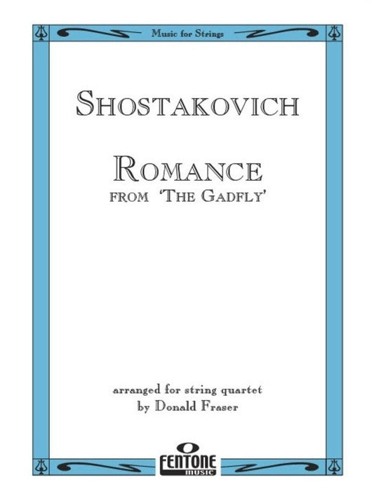 Romance From The Gadfly For String Quartet Score/Parts