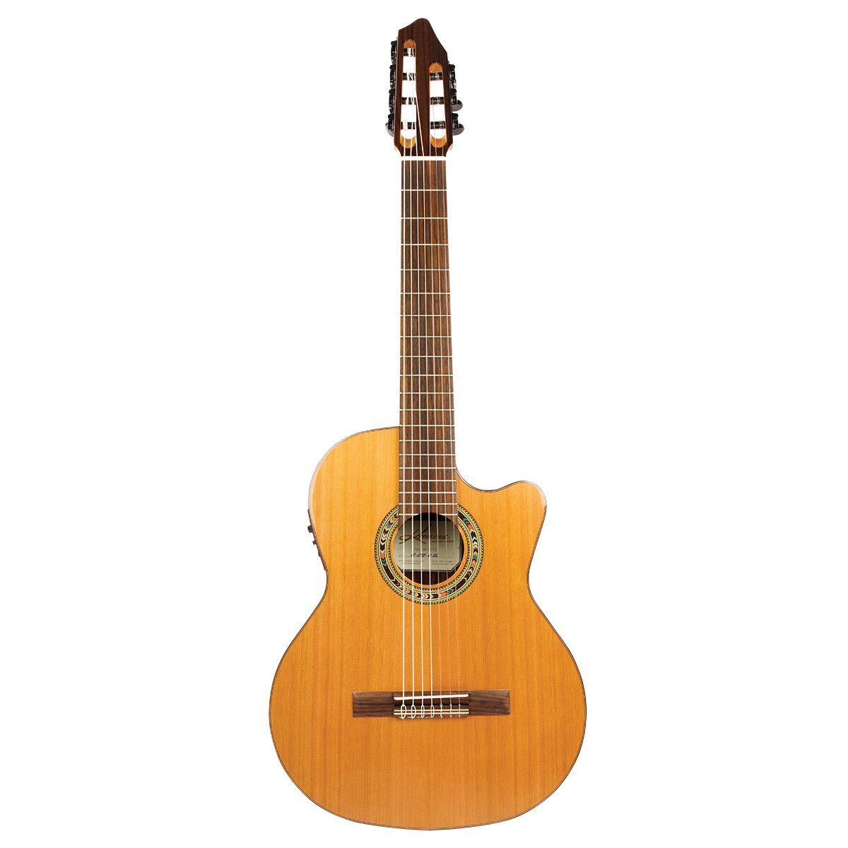 Kremona Fiesta F65CW7SVE 7-String Classical Guitar with Solid Cedar Top & Case