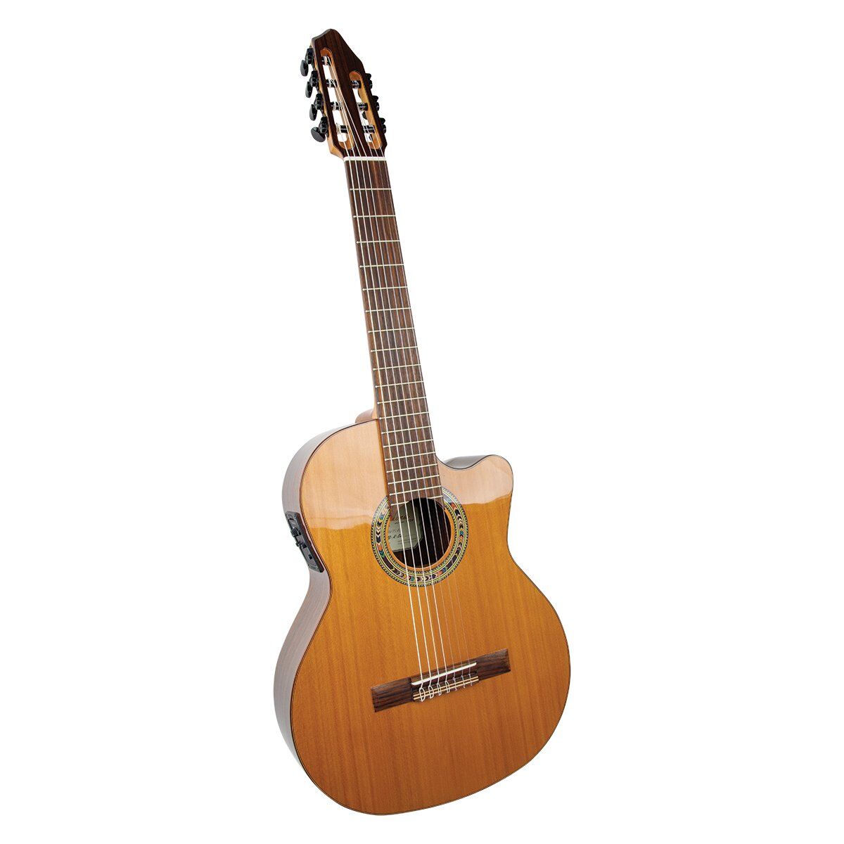 Kremona Fiesta F65CW7SVE 7-String Classical Guitar with Solid Cedar Top & Case — view 3