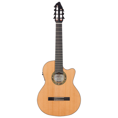 Kremona F65CW7S Fiesta 7-String Classical Guitar with Premium Case