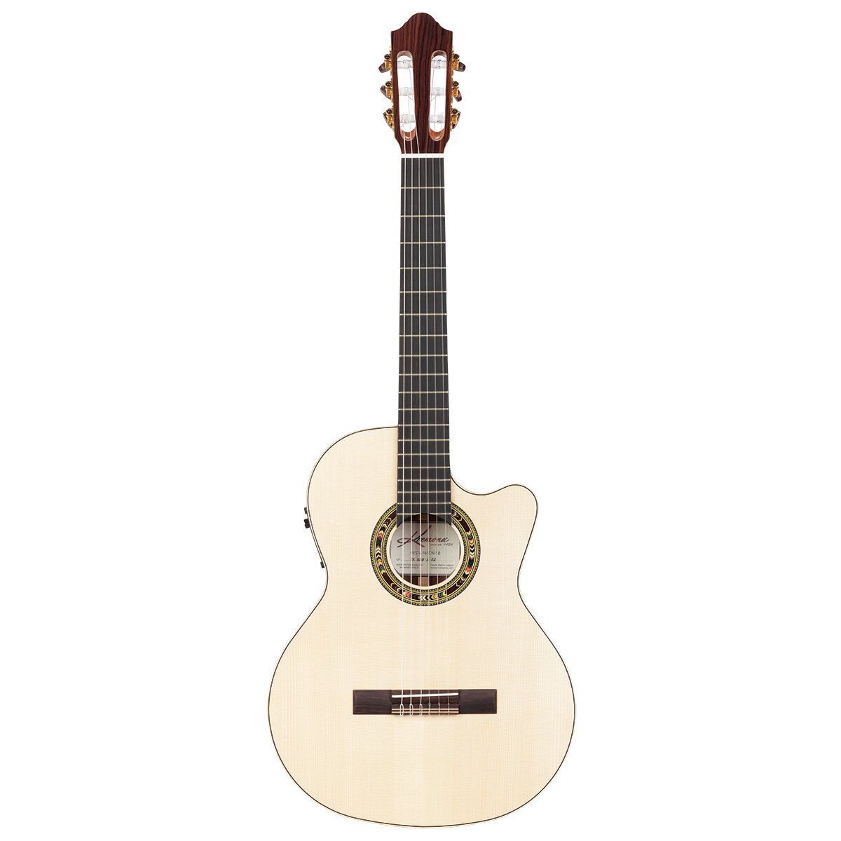 Kremona Fiesta F65CWSB Classical Guitar with Case - Solid Spruce & Rosewood