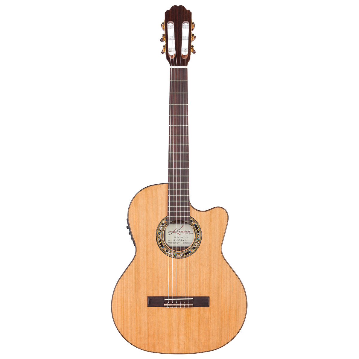 Kremona F65CW-TL Fiesta Thin Line C/E Classical Guitar with Premium Case