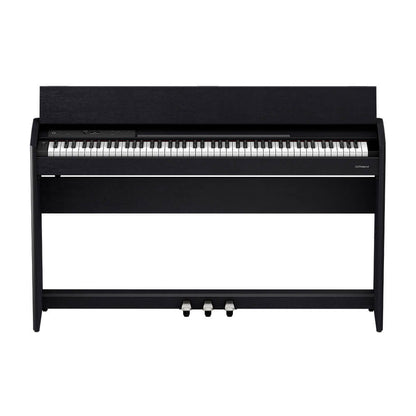 ROLAND F701 Compact Digital Piano & Stool - Classic Black, Contemporary Design for Modern Homes — view 7