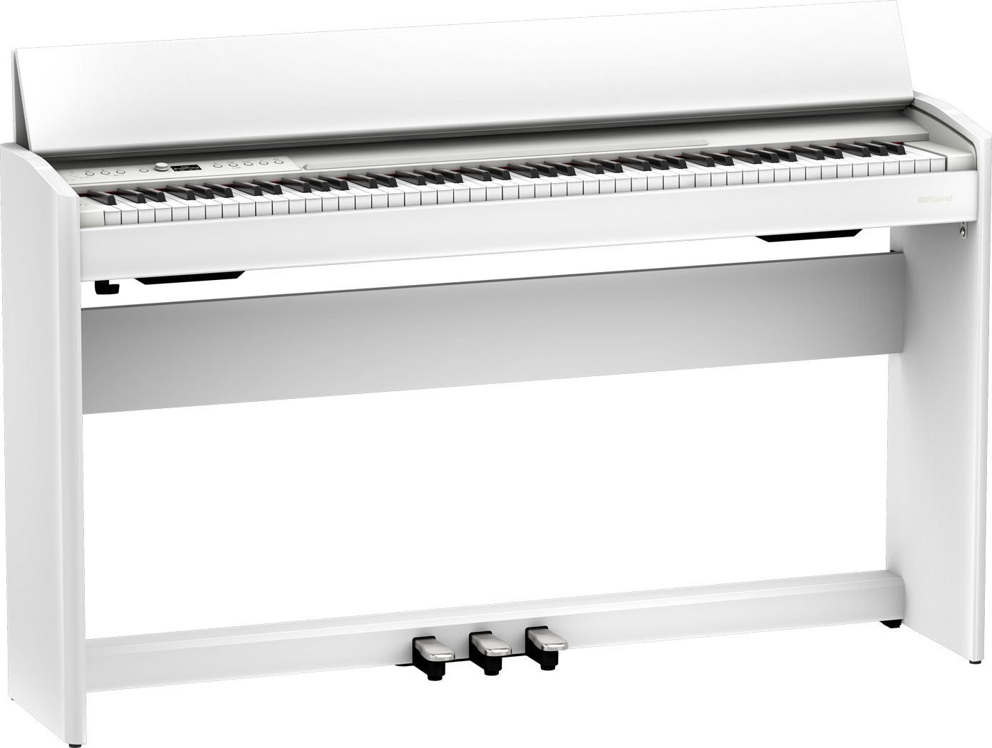 ROLAND F701 Compact Digital Piano & Stool - Classic Black, Contemporary Design for Modern Homes — view 4