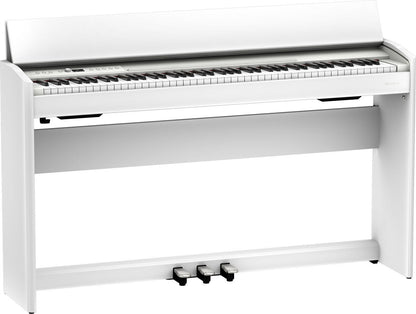 ROLAND F701 Compact Digital Piano & Stool - Classic Black, Contemporary Design for Modern Homes — view 4