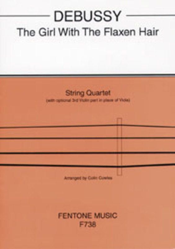 The Girl With The Flaxen Hair For String Quartet Sc/Pts Score/Parts (Viola|Cello|2 Violins)