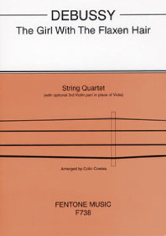 The Girl With The Flaxen Hair For String Quartet Sc/Pts Score/Parts (Viola|Cello|2 Violins)