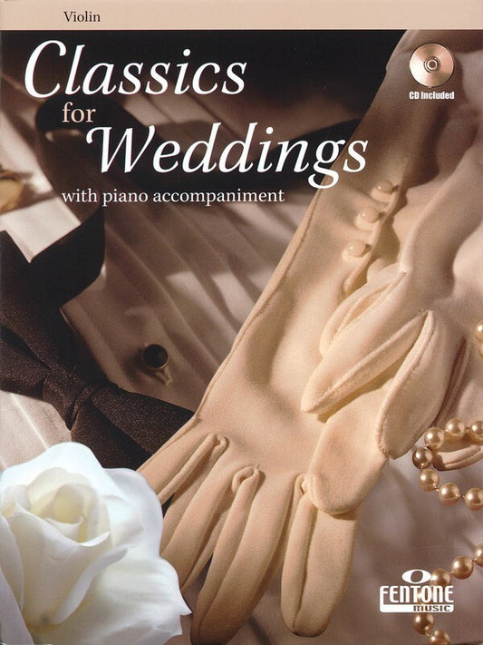 Classics For Weddings Book/CD Violin (Softcover Book/CD)