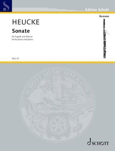 Heucke - Sonata Op. 114 No. 4 for Bassoon and Piano, Schott Music, 48 Pages