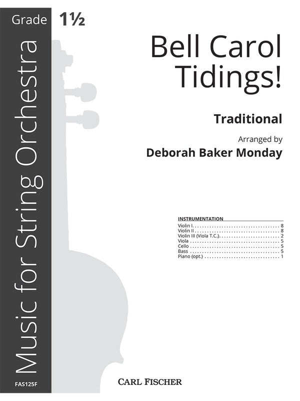 Bell Carol Tidings! So1.5 Full Score Score