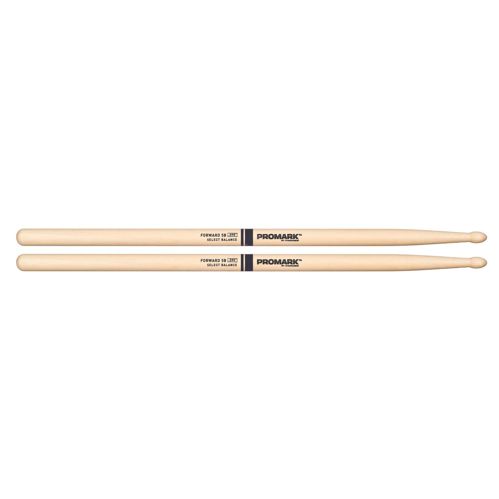ProMark Forward Balance Drum Stick, Wood Tip, .595 Inch (5B)