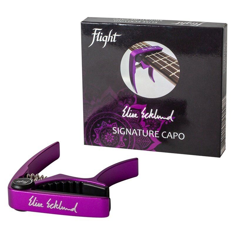 Flight FC-EE Elise Ecklund Signature Ukulele Capo in Purple