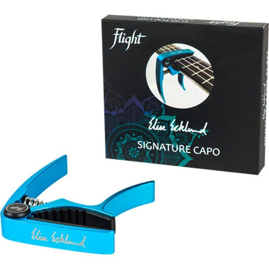 Flight FC-EE Elise Ecklund Signature Ukulele Capo Turquoise Finish