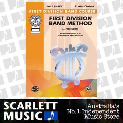 First Division Band Method Part 3 Alto Clarinet — view 2