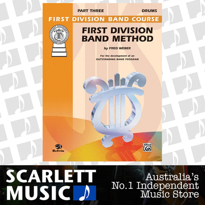 First Division Band Method Part 3 Drums — view 2