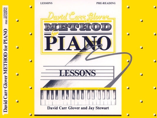Glover Method For Piano Lessons Pre Reading